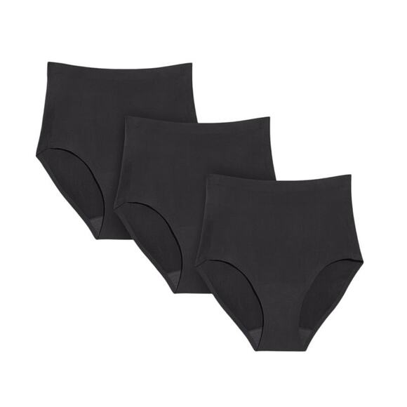 KNIX Super Leakproof High Rise Period Underwear 3 Pack Black Size XXL & Wash Bag - Picture 1 of 8